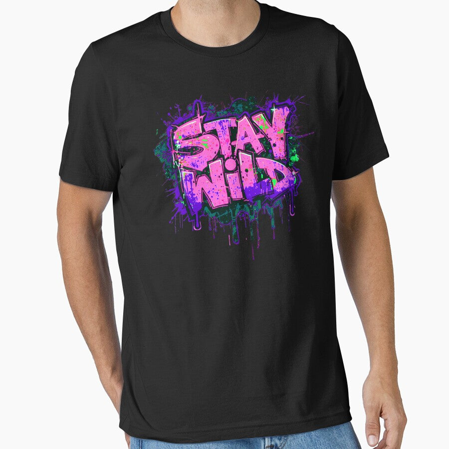 Stay Wild – Trendy Urban Street Style Design by typoinspired