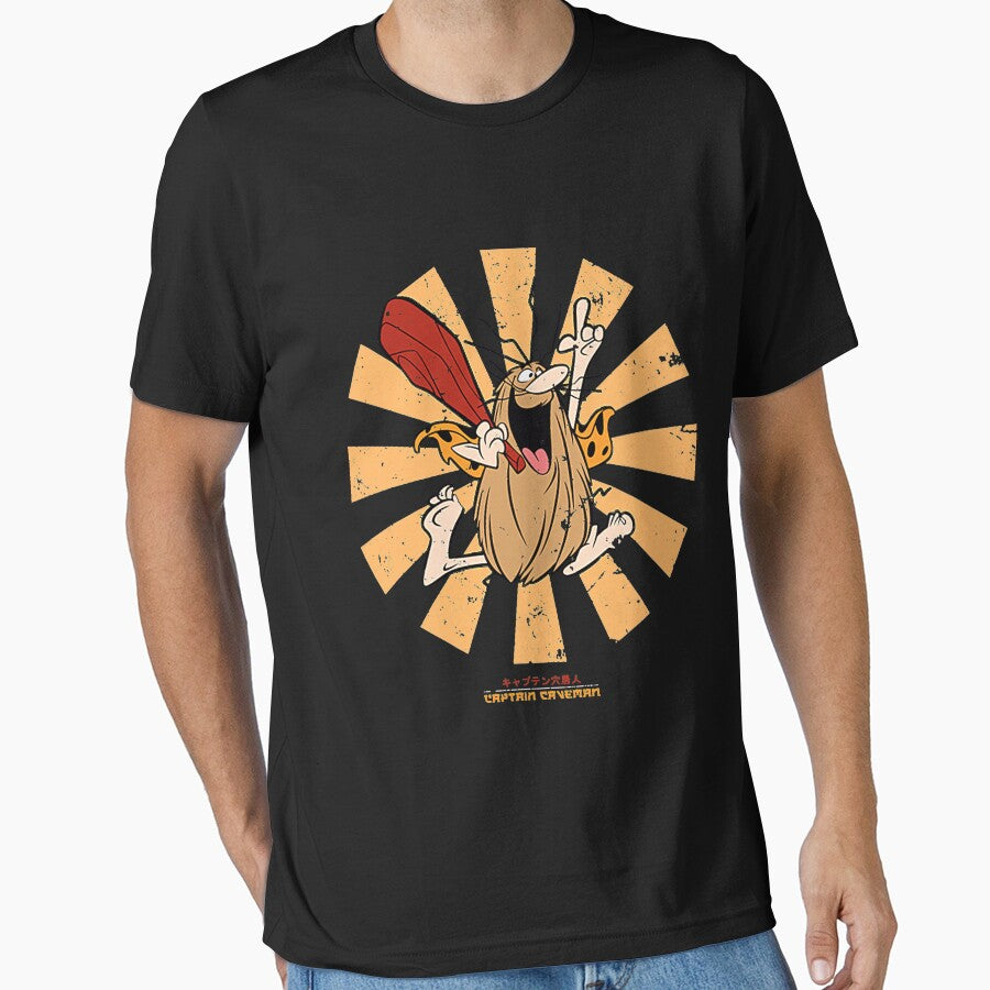 Captain Caveman Retro Japanese by Mellifluous590
