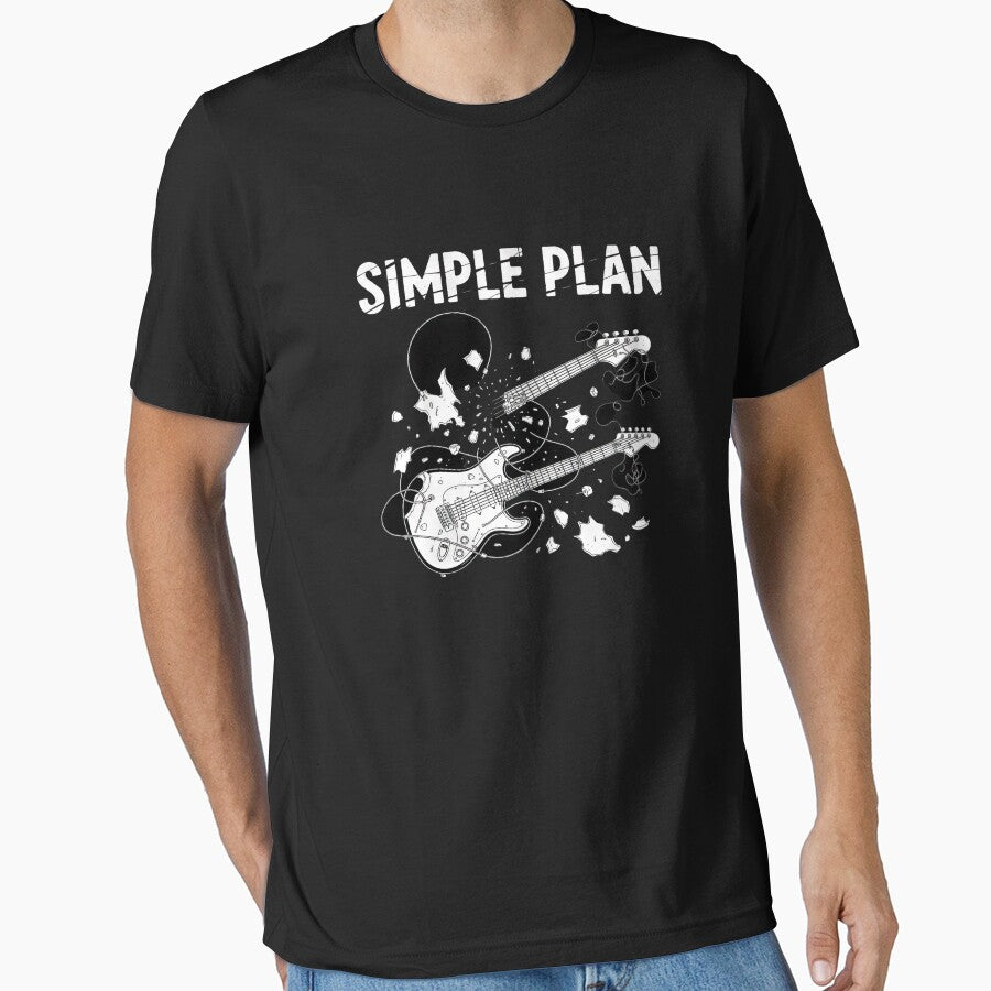 SIMPLE PLAN Shattered Guitars - Grunge Style Music Lover Musician Awesome Item #4321 by aztra-art