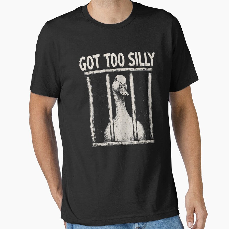 Got Too Silly Funny Goose by zoes-ink