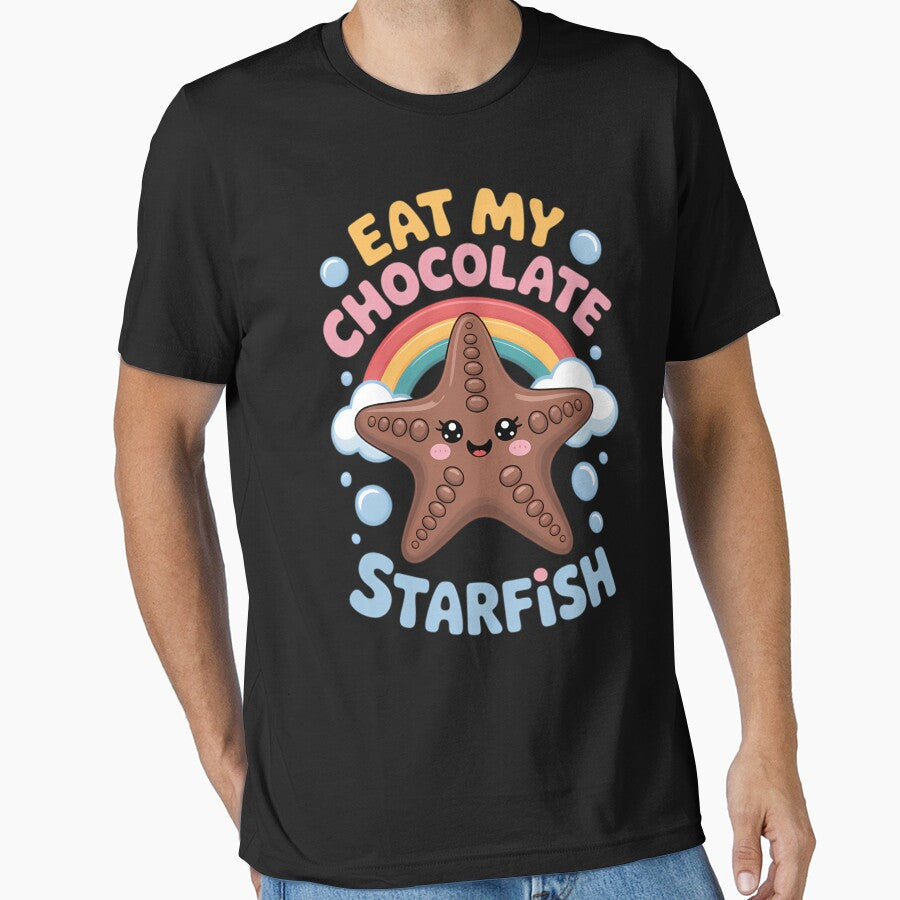 Inappropriate Eat My Chocolate Starfish Funny Embarrassing by NicoletteLittel
