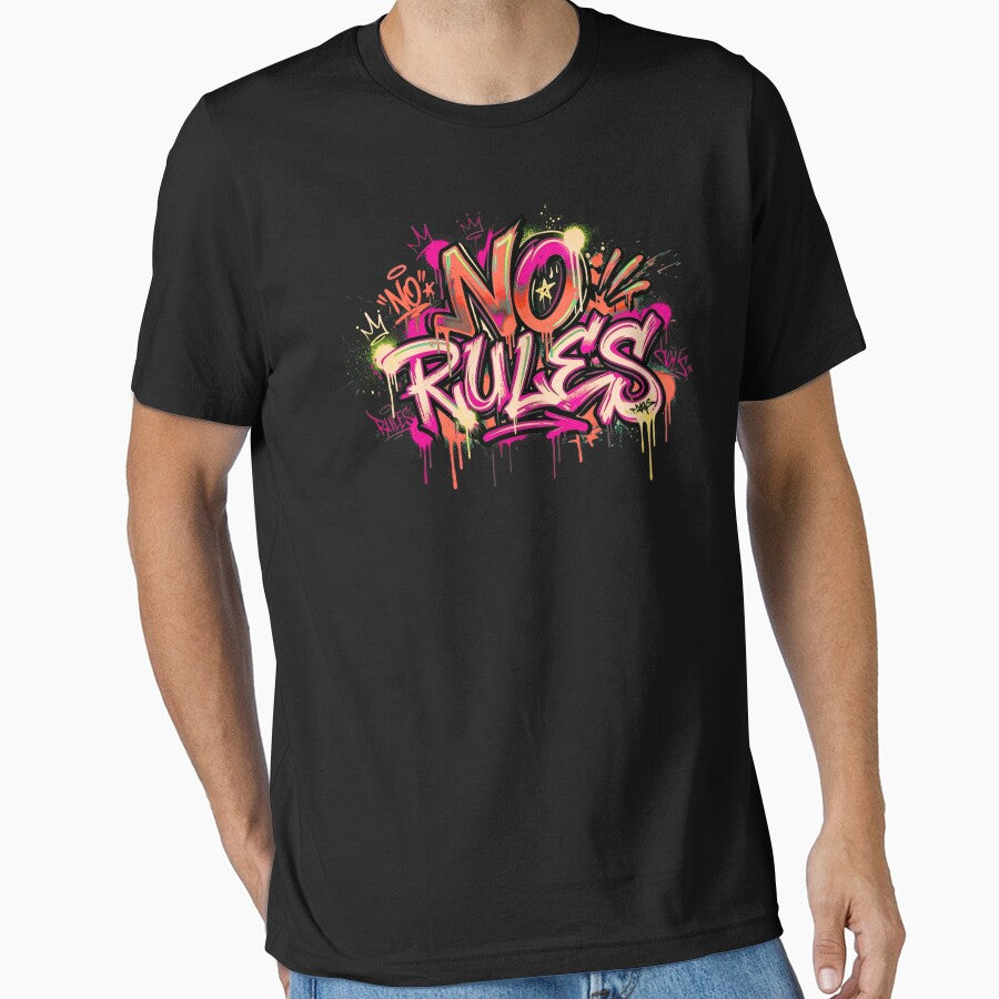 No Rules - Hip Hop Graffiti Style by typoinspired