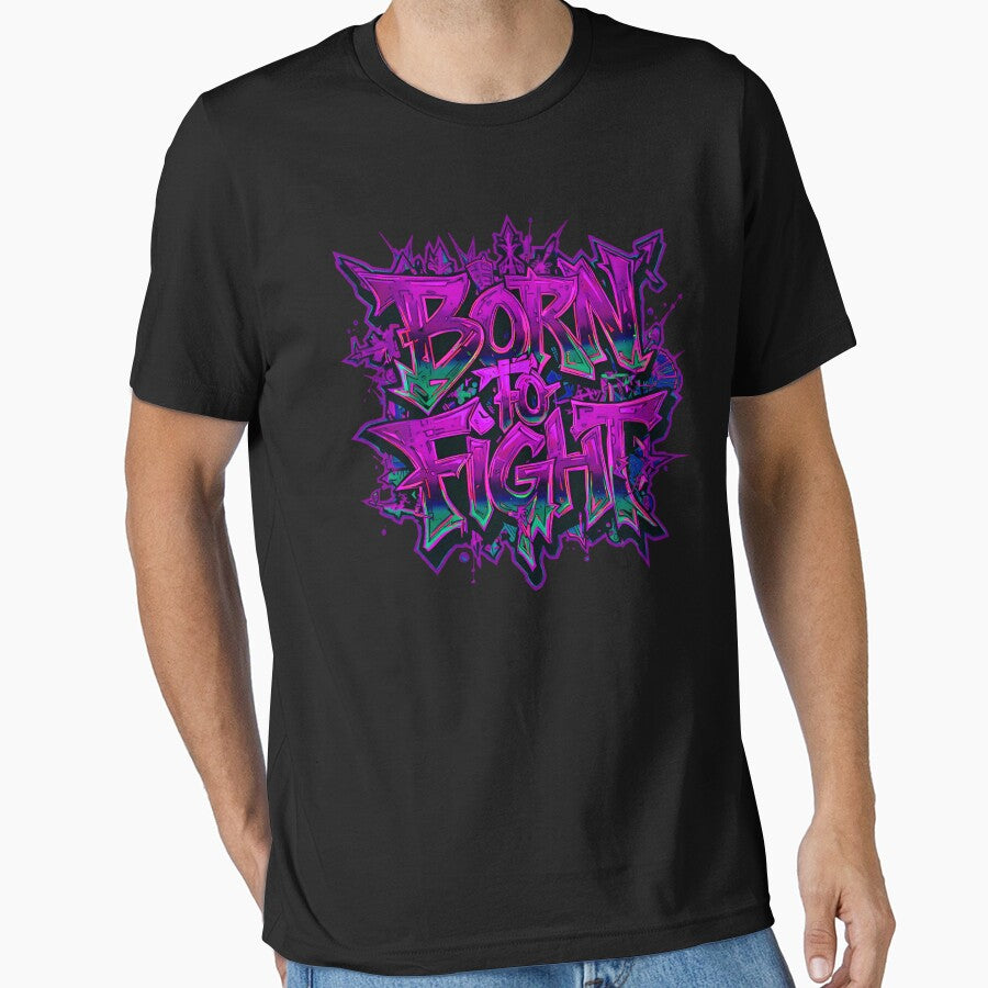 Born to Fight Urban Streetwear – Urban Graffiti Style by typoinspired