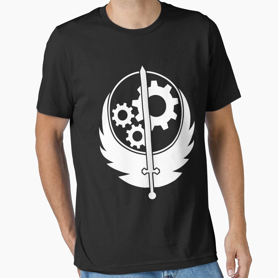 Vintage Brotherhood Of Steel Logo Unisex by VitoJerde