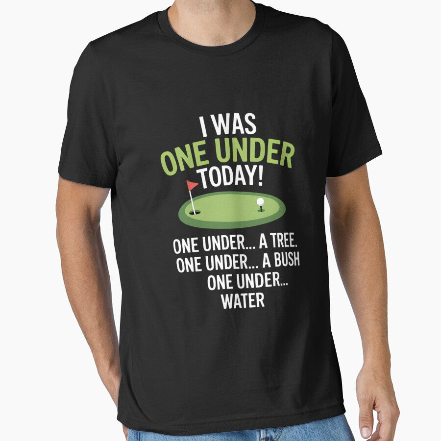 I was One Under Today - Golfer Golf Lover Golfing by AsteriskDatBArt