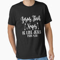 Jesus Took Naps Be Like Jesus Funny Humor Christian Long Sleeve T-Shirt by Lukifo-Caster