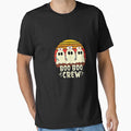 Womens Vintage Boo Boo Crew Nurse Halloween For Nurses RN Ghost V-Neck T-Shirt by BriefWagner