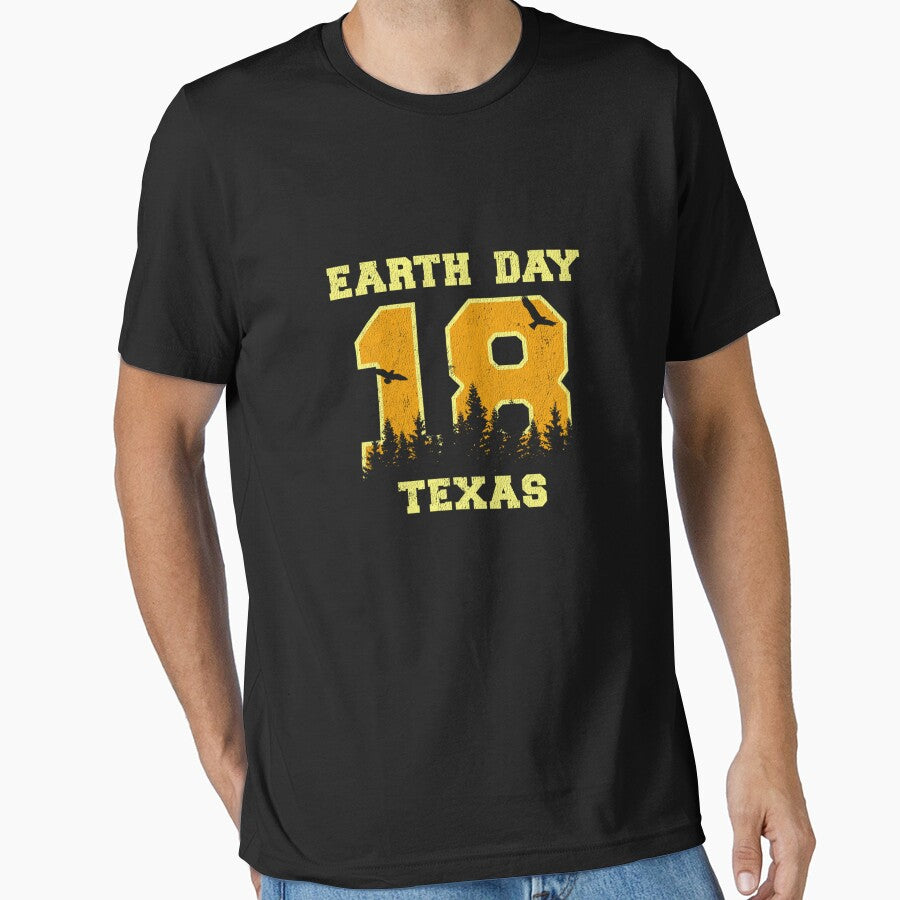Earth Day Shirt 2018 Texas Long Sleeve T-Shirt by BortzKalona