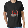 3 Nordic Gnomes Swedish Nisse Tomte Christmas Pajama Gift Long Sleeve T-Shirt by zerniakcor