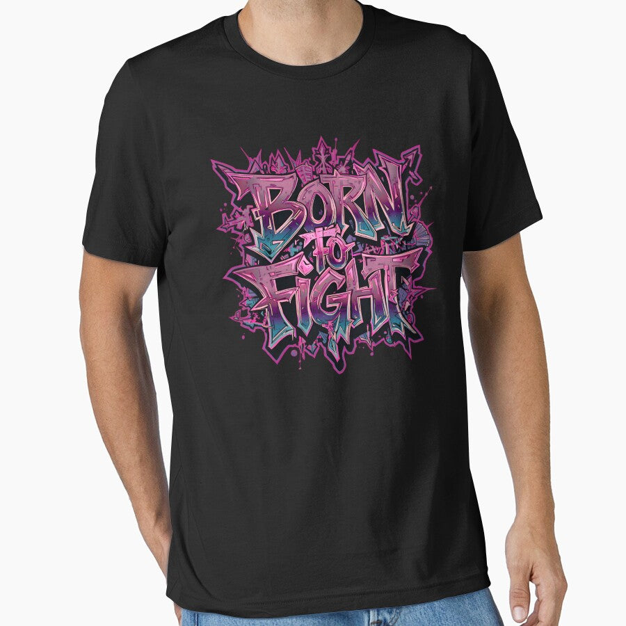 Born to Fight – Urban Graffiti Art by typoinspired