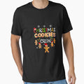 Womens Christmas Cookie Baking Crew Shirt Xmas Cookie Exchange V-Neck T-Shirt by BehmeJenell