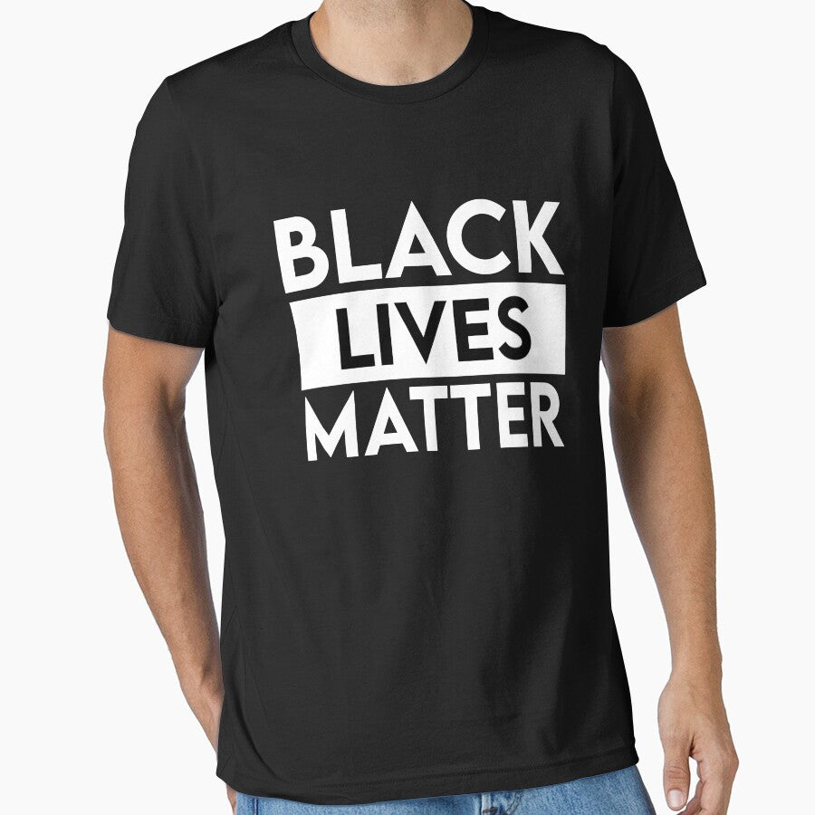 Black lives Matter Slim Fit T-Shirt by ART ilo