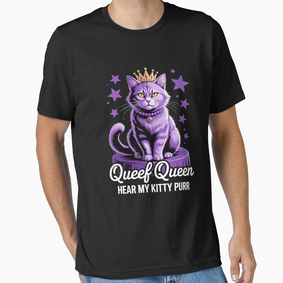 Funny Queef Queen Cat Inappropriate Dirty Adult Humor Jokes by KingsLife1994