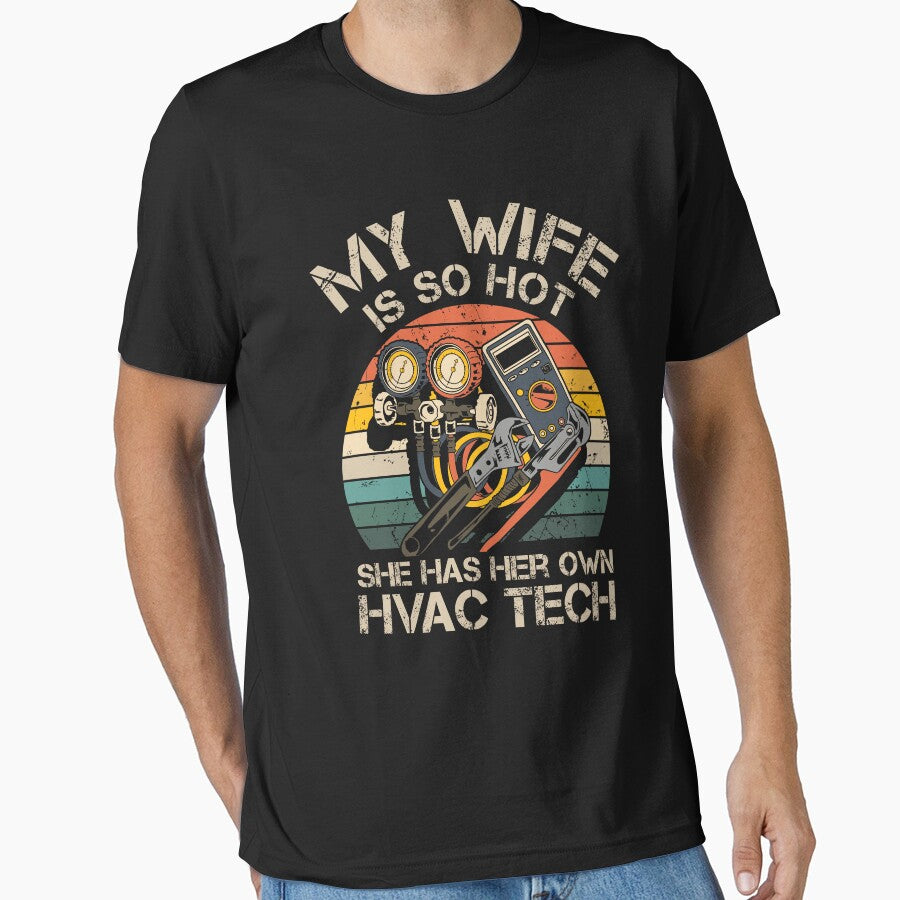 Wife So Hot Have Her Own HVAC Tech HVAC Technician AC Repair by DanielD3D