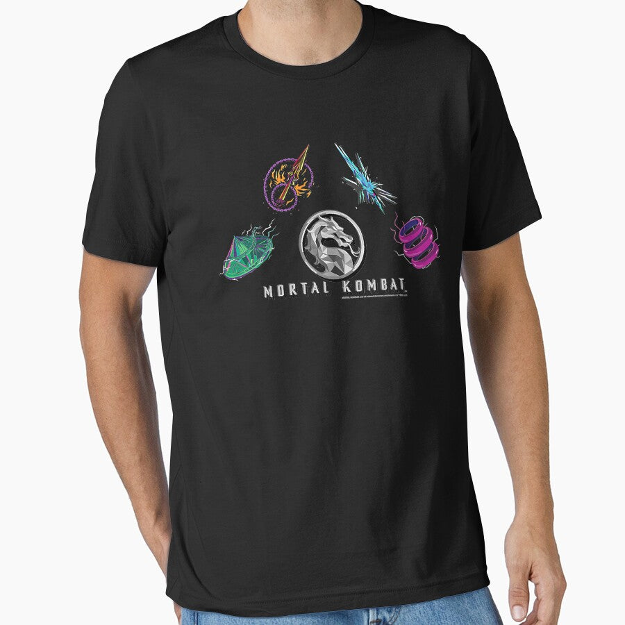 Kombat Icons Premium T-Shirt by darlenevincent