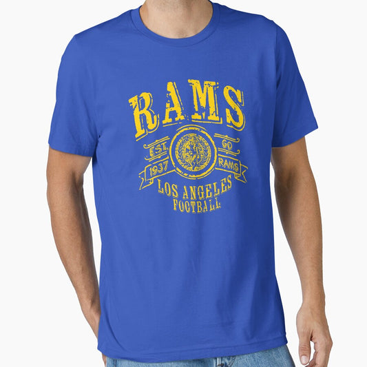 Rams Vintage Football by BrewU