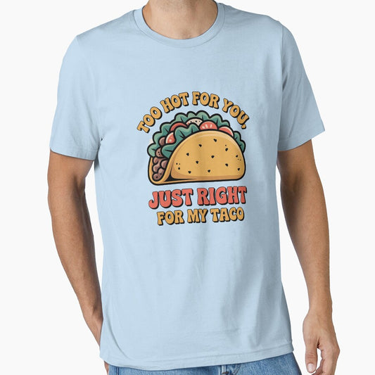 Cute Taco Cartoon – Funny Taco Quote for Food Lovers by Verycutethings
