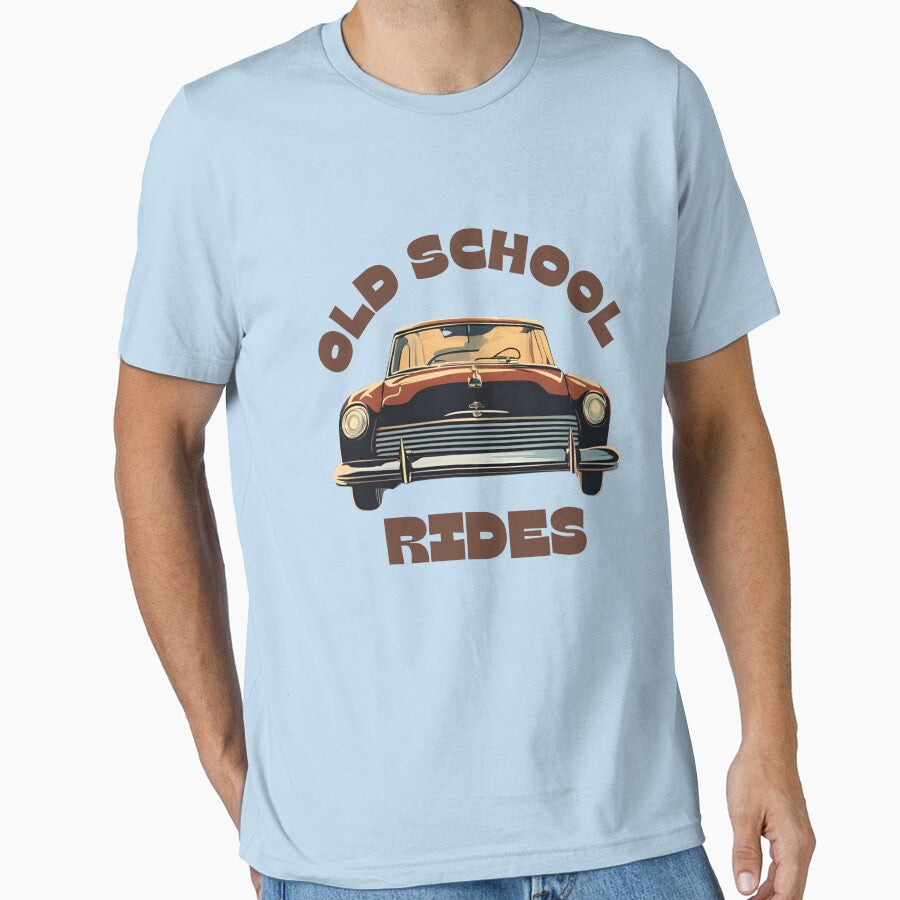 Old School Rides | Classic Car Graphic Design | Retro Vintage Style for Men & Women | Casual Gift for Car Enthusiasts | by shyktrend