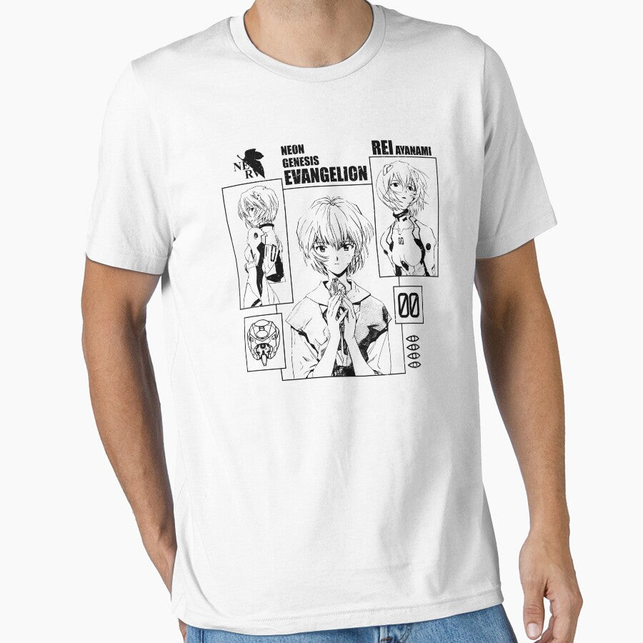 Rei Ayanami | End of evangelion shirt | otaku clothing by 1522Shop