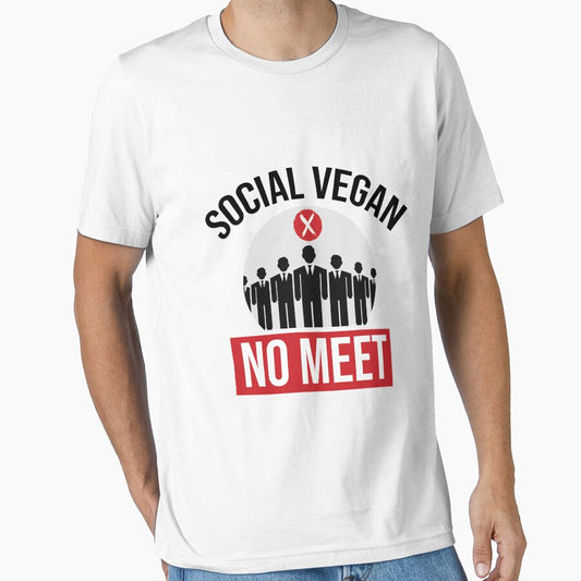 Social Vegan / Introvert / Funny Introvert / Introvert Gift by ikidyounot