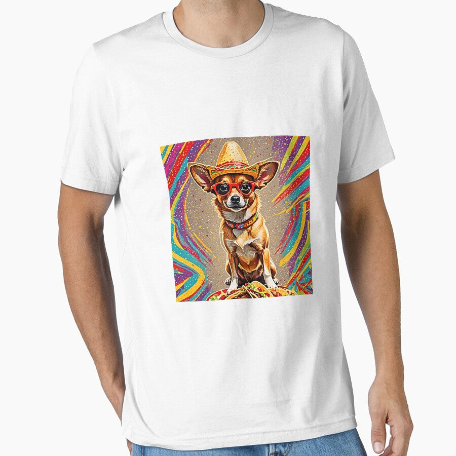 Rainbow Yo Quiero Taco Bell Chihuahua Dog taco bell by Earth Nature Creations