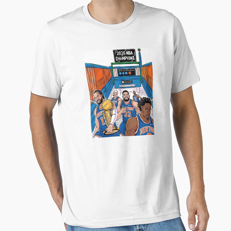 Brunson,Anunoby,Towns,Hart and Bridges For New York Basketball NBA 2026 Champios by tayjeffrey61