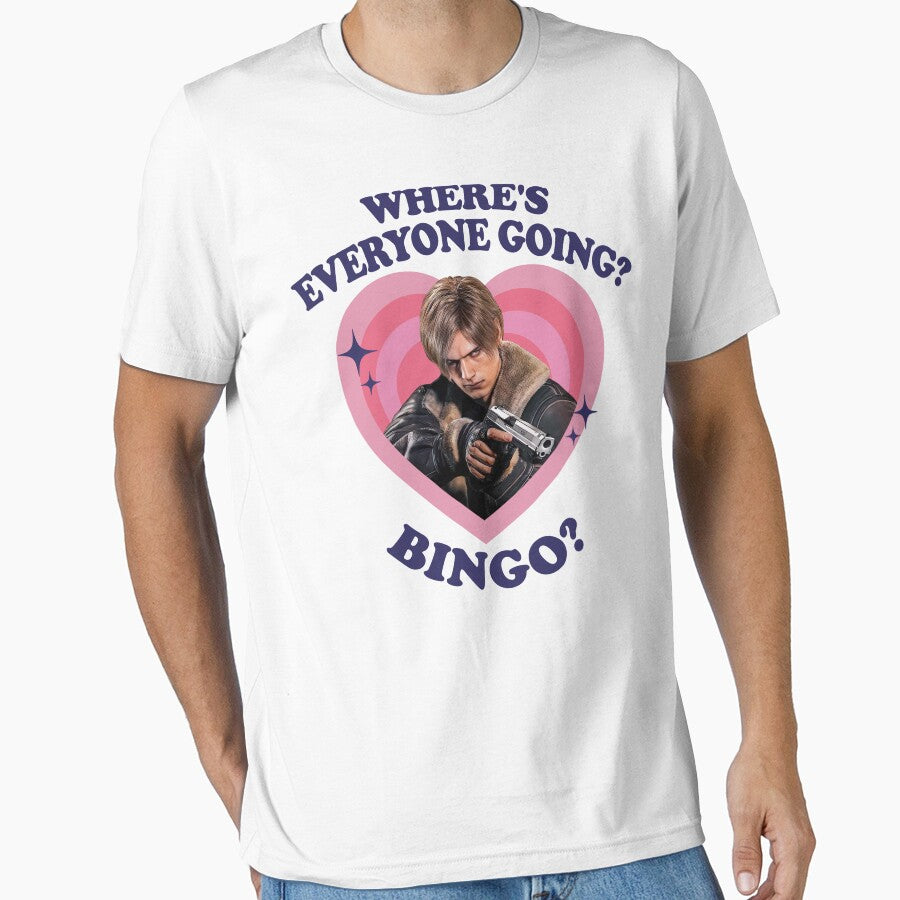 Leon Kennedy Where's Everyone Going Bingo by madebycoolsouls