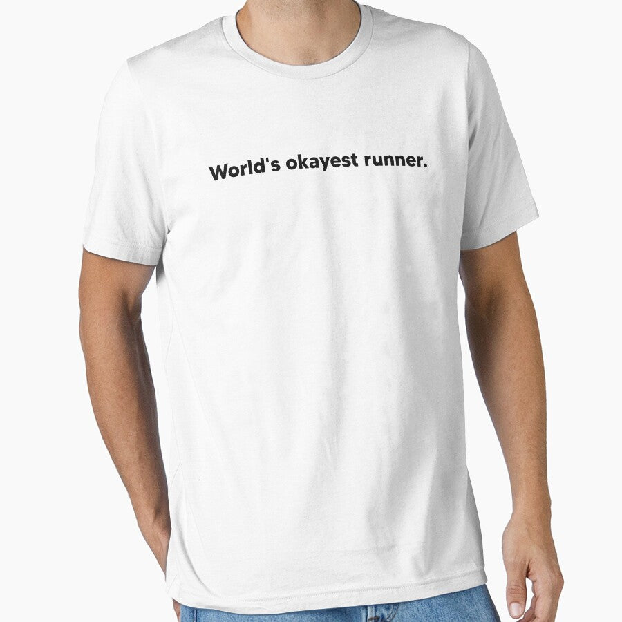Worlds okayest runner by Lateef Prints