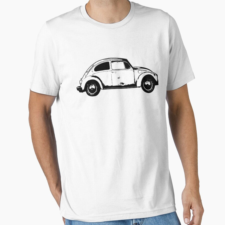 Classic Small Car Retro Illustration by verelhaiden