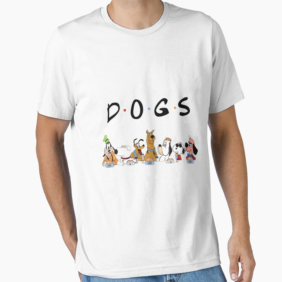 Famous Cartoon Dogs Friends Parody Coffee Shop by rafaelvargas18