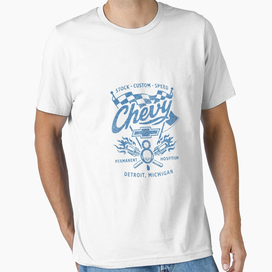 Chevy Racing T-Shirt by Matinez Pink