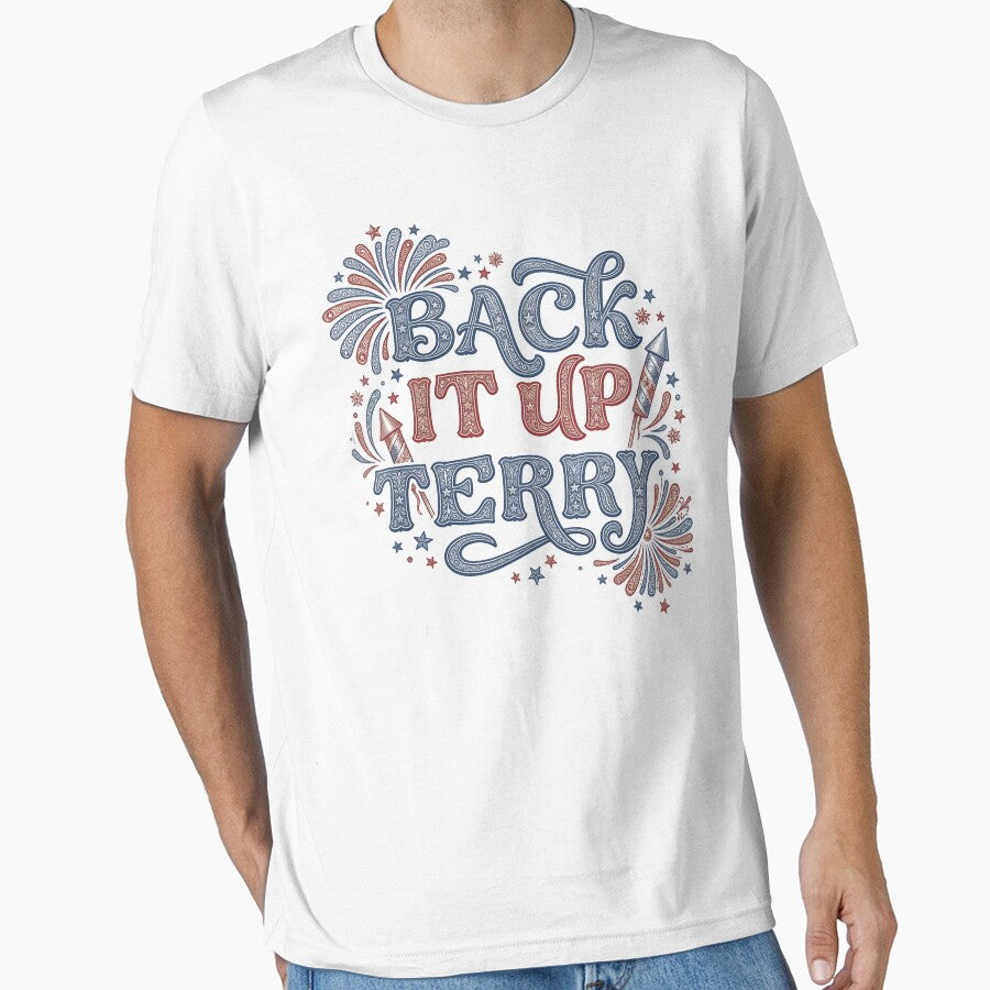 Back it Up Terry Put It in Reverse July 4th Fireworks Terry by THREE LITTLE BEANS