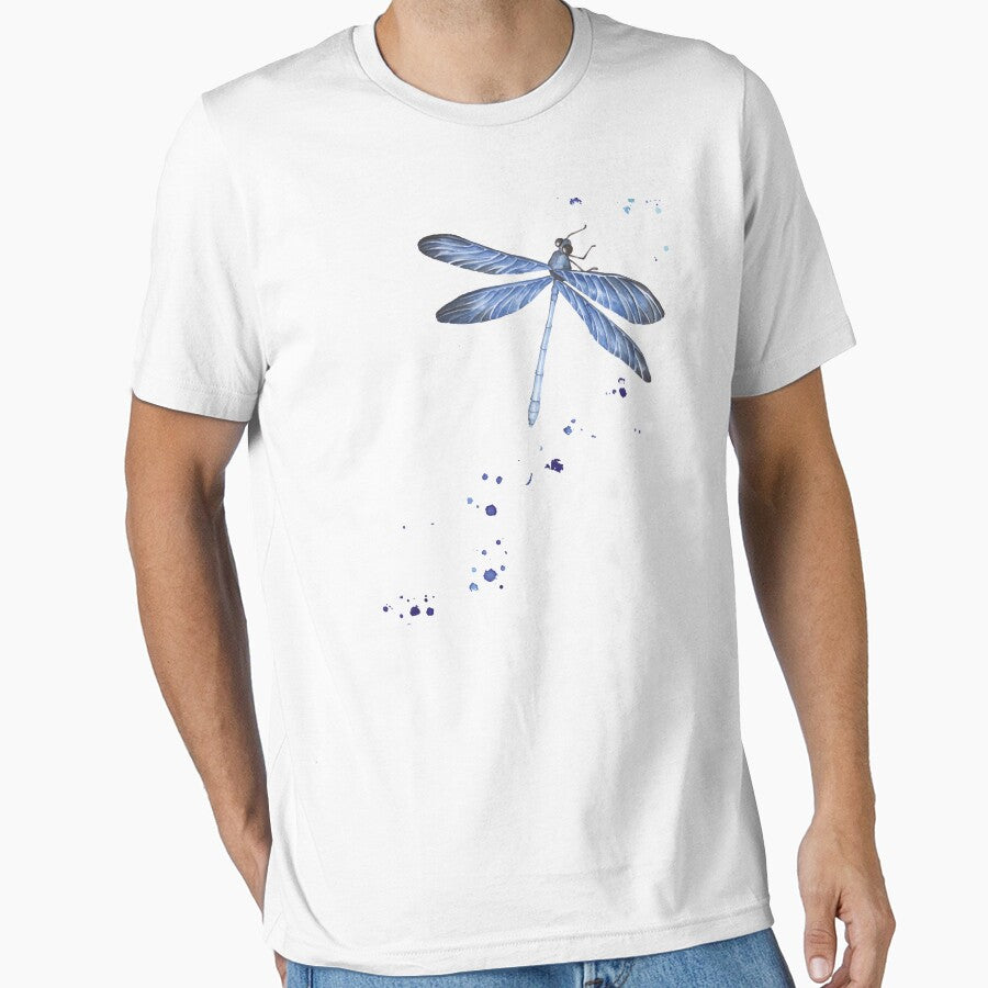 Casual Summer Funny Dragonfly Printed by johsef
