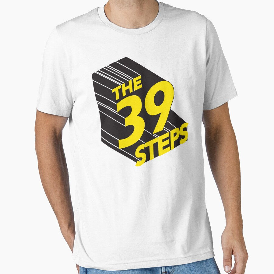 Vintage 39 steps title by GuitarManArts