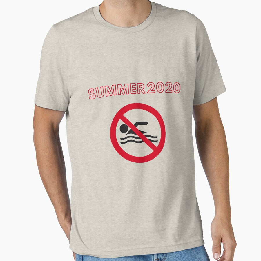Swimming In 2020 Summer Slim Fit T-Shirt by Discovery88