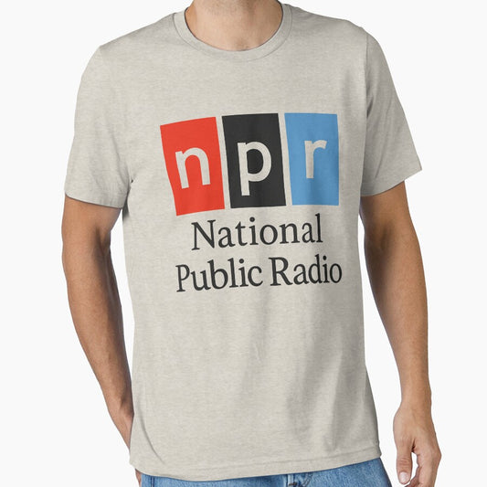 National Public Radio Classic Logo Tee by KrystynaWolf