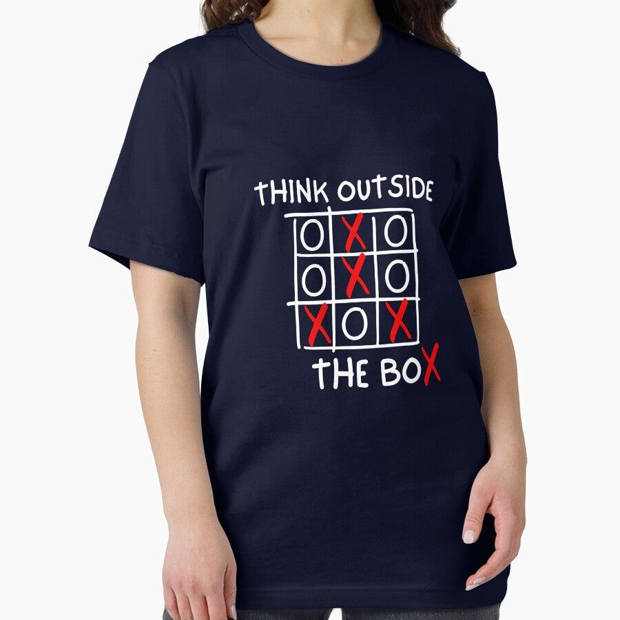 Think Outside the Box Tick Tac Toe (Light on Dark) by 0ffTh3Cuff