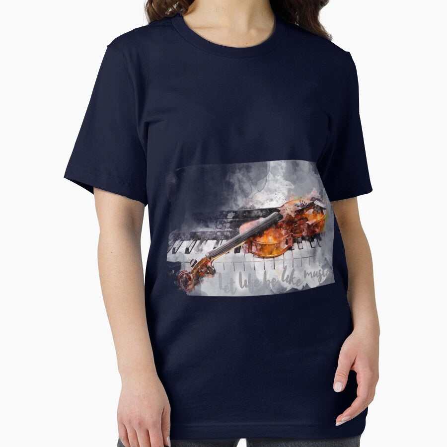 Let Live Be Like Music Premium T-Shirt by Sapphiresacosta