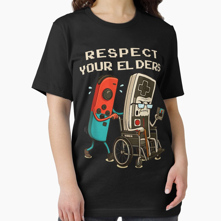 Respect Your Elders Retro Gamer Video Games Player by SeraXYZ