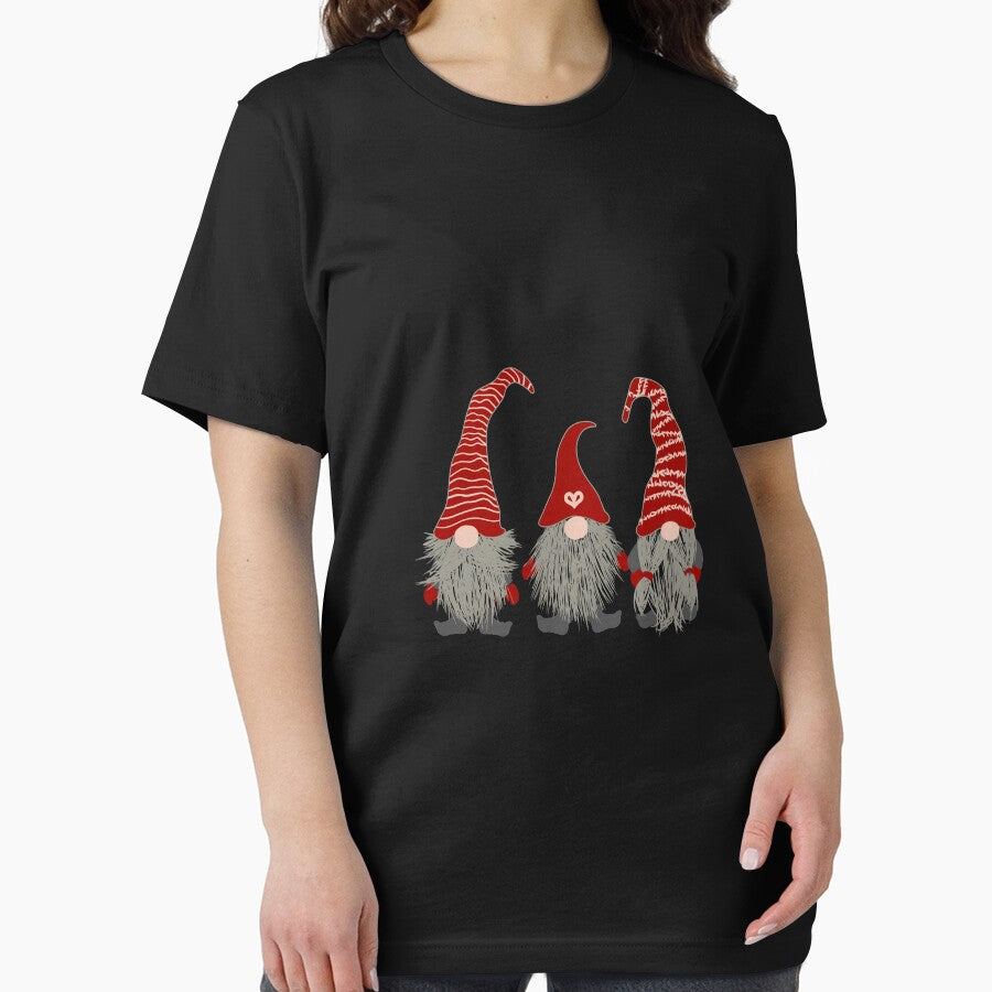 3 Nordic Gnomes Swedish Nisse Tomte Christmas Pajama Gift Long Sleeve T-Shirt by zerniakcor