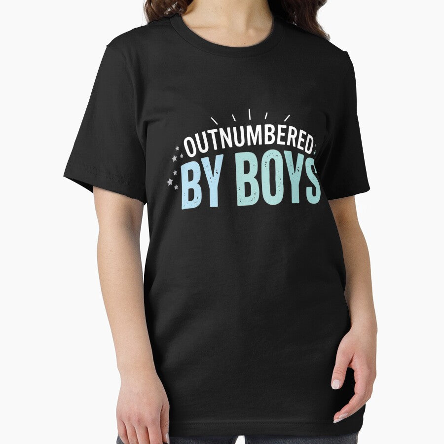 Outnumbered By Boys Mama Funny Boy Mom Chaos Life Mother’s Day Design by bilal sibgui
