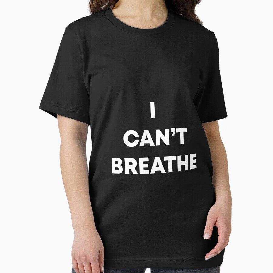 I CAN'T BREATHE Slim Fit T-Shirt by Elkaissi3