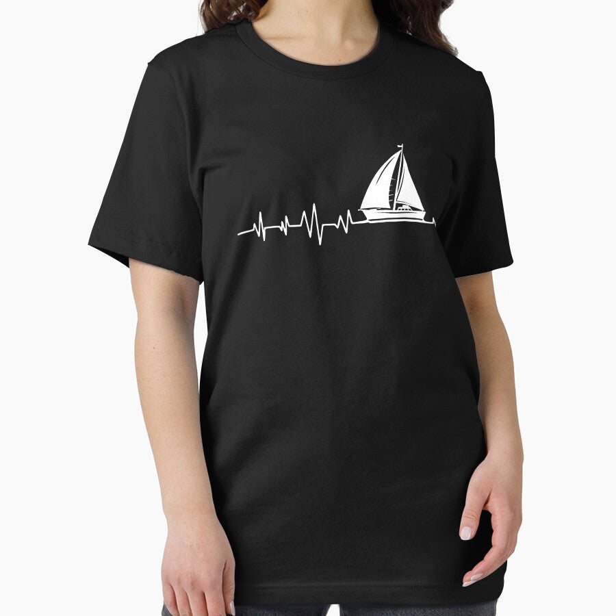 Boat Sailing Heartbeat -  Sailors Funny Gift by anerahilsya
