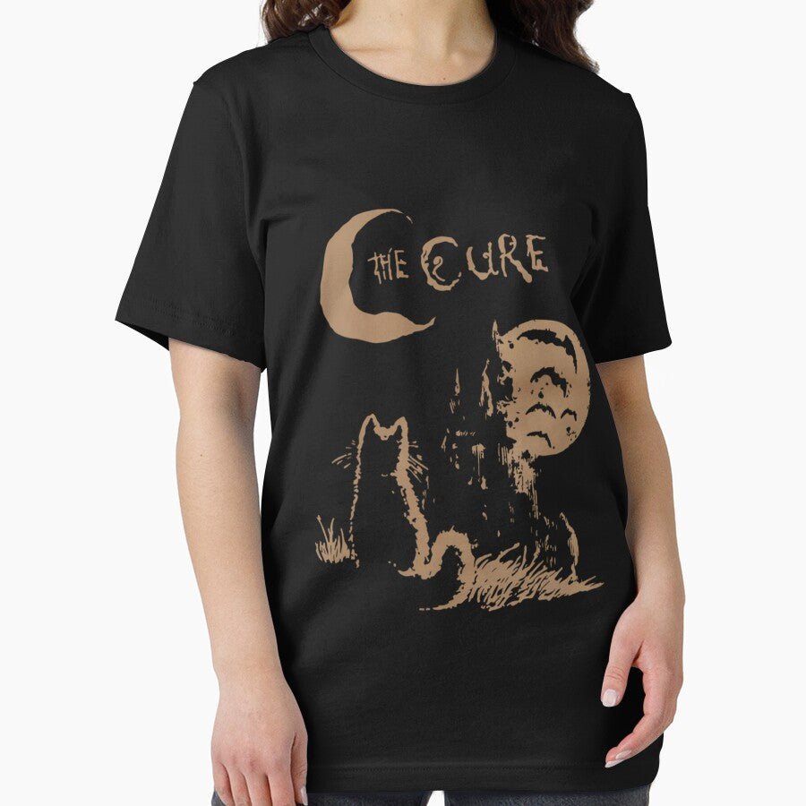 The Cure Cat Moon 90S Alt Indie Rock Band For Men For Women Cat Lover Gift by TheadoreJohnson