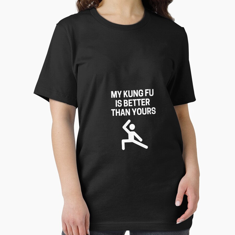 My Kung Fu is Better Than Yours - Funny - Martial Arts Long Sleeve T-Shirt by kimbowen43