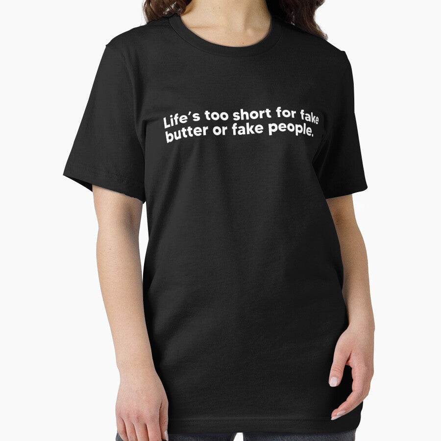 Life's too short - white by Lateef Prints