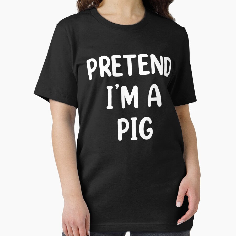 Pretend I'm A Pig Costume Funny Halloween Party by creativebrother