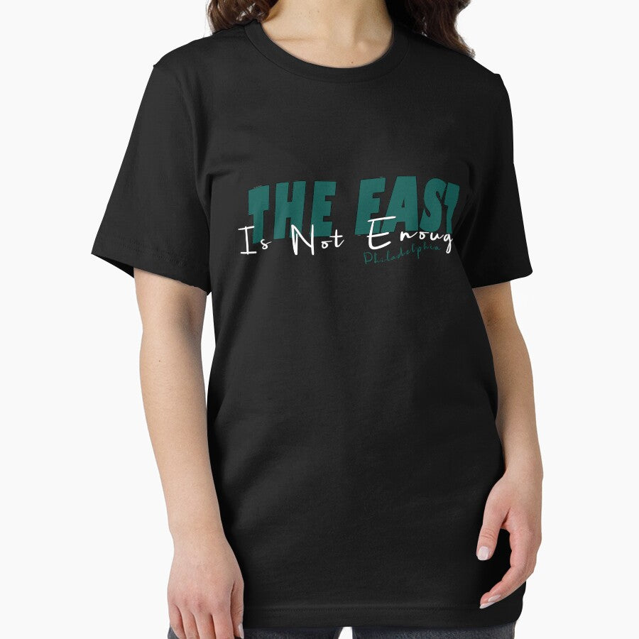 The East Is Not Enough t shirt, Philadelphia Football, Eagle Claw On Football T-Shirt, football love quotes shirt, Philadelphia Apparel Slim Fit T-Shirt by Wear  Universal