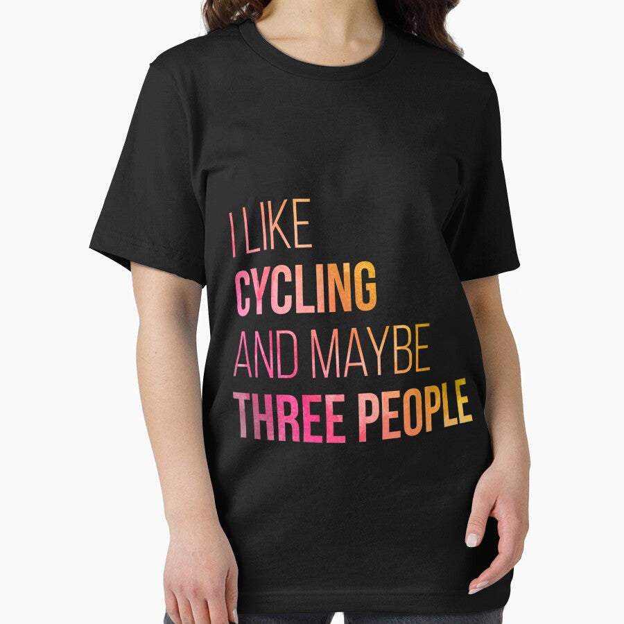 Cycling Funny Quote In Watercolor Sticker by TerribleStore82