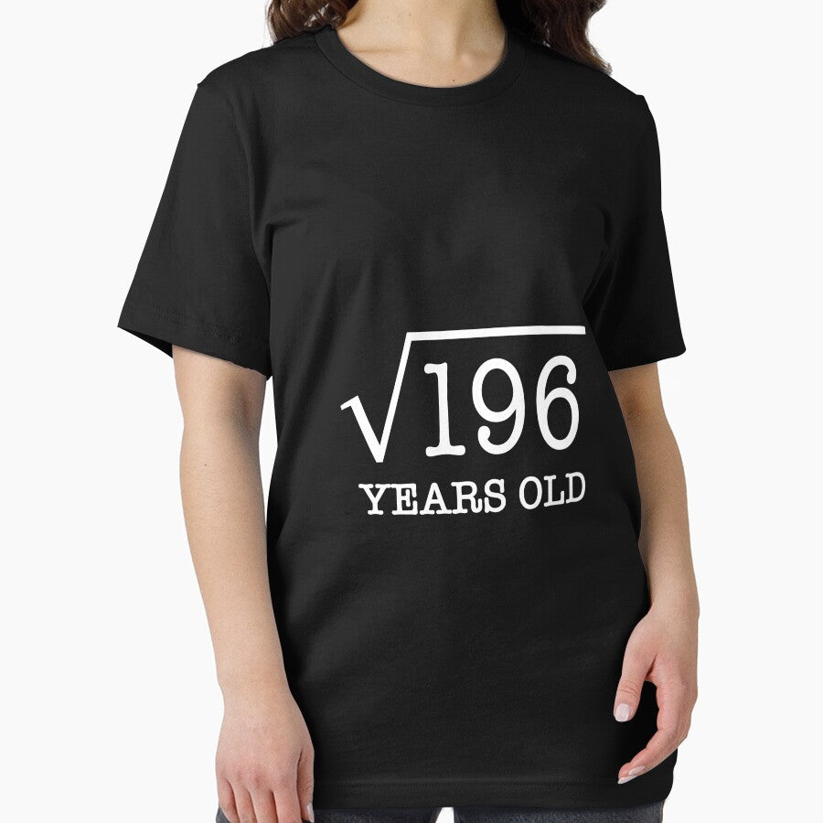 Square Root of 196 = 14th Birthday Gift Idea 14 years Long Sleeve T-Shirt by soldeokate